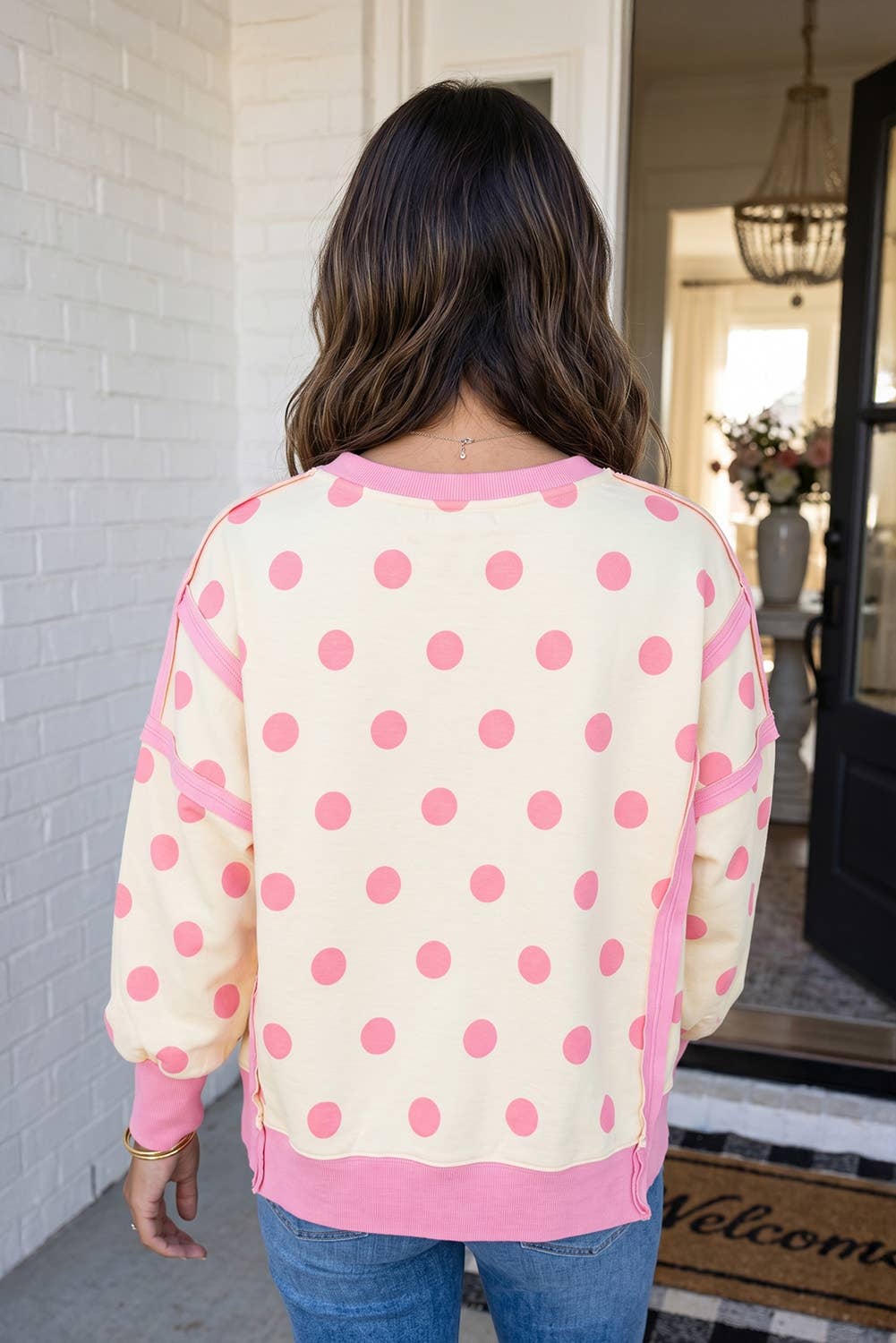 Pretty in Polka Dots Pullover