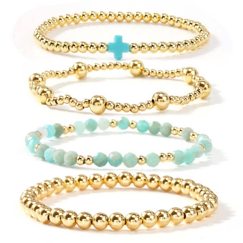Little Blessings Cross Bracelet Stack