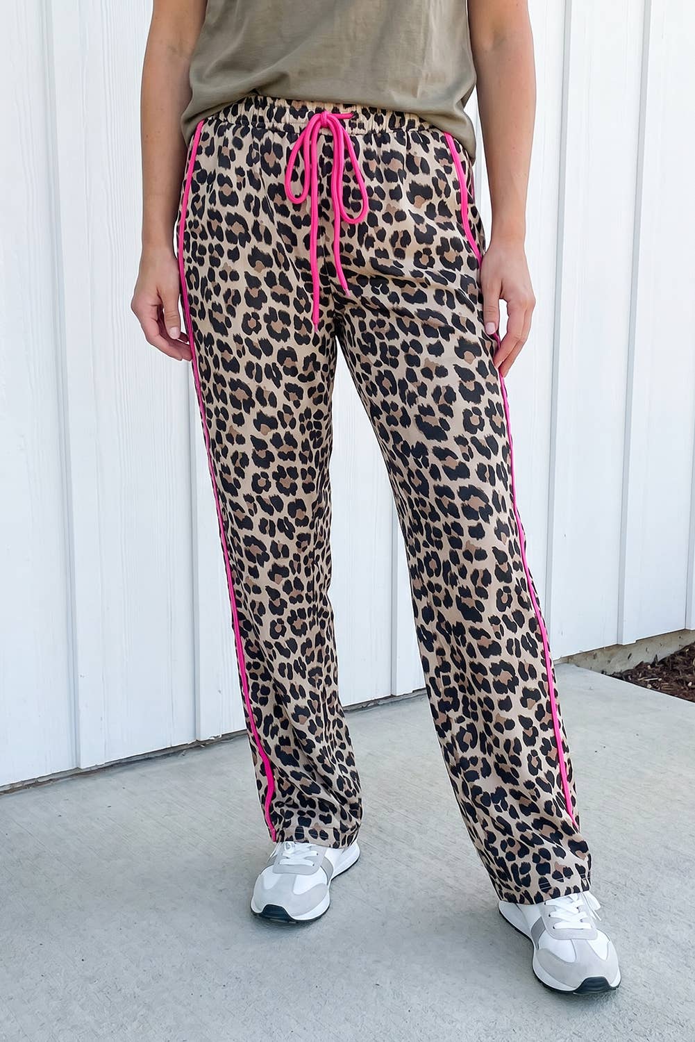 Wild Side Leopard Stripe Pants