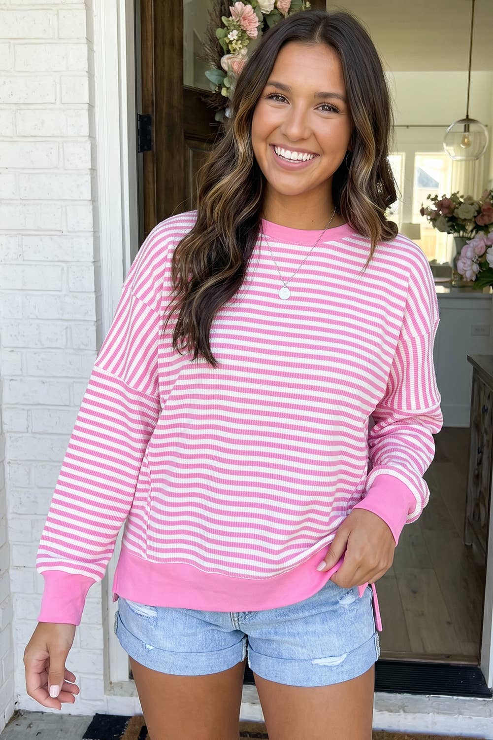 Sweet on Stripes Pullover