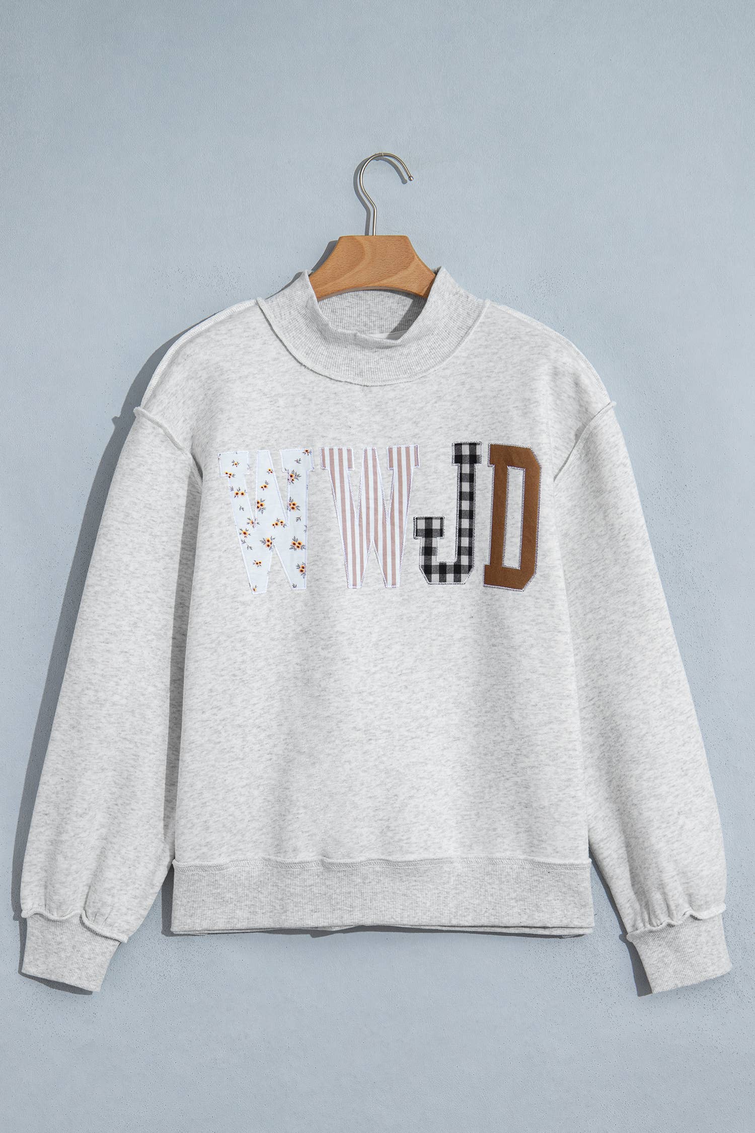 Wild About Jesus Patchwork Sweatshirt