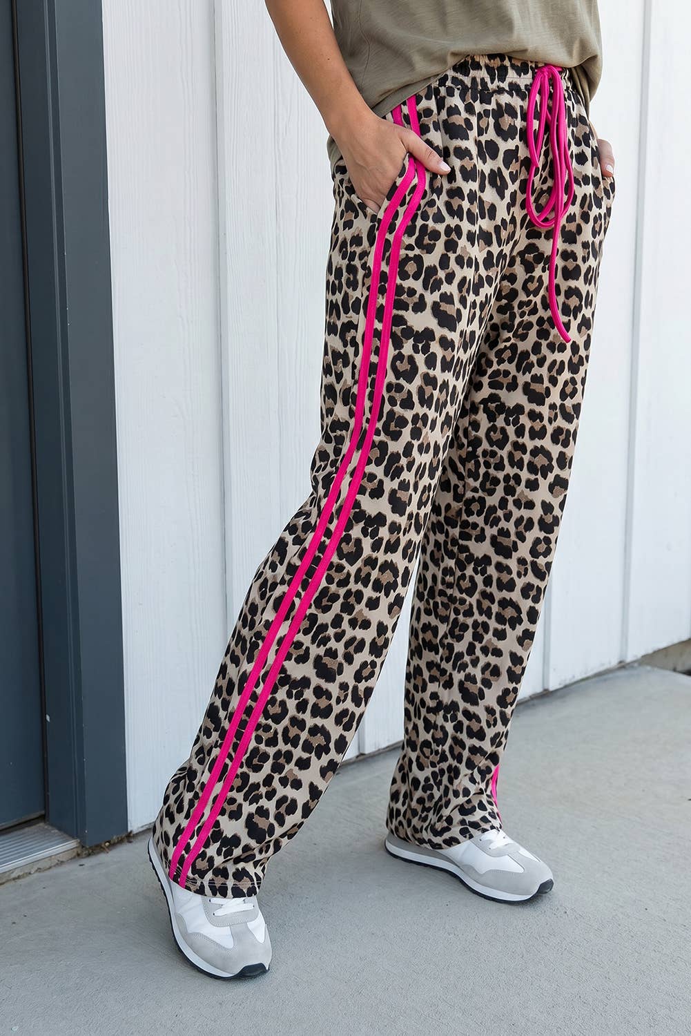 Wild Side Leopard Stripe Pants