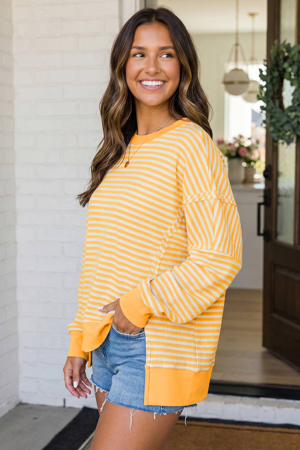 Sweet on Stripes Pullover