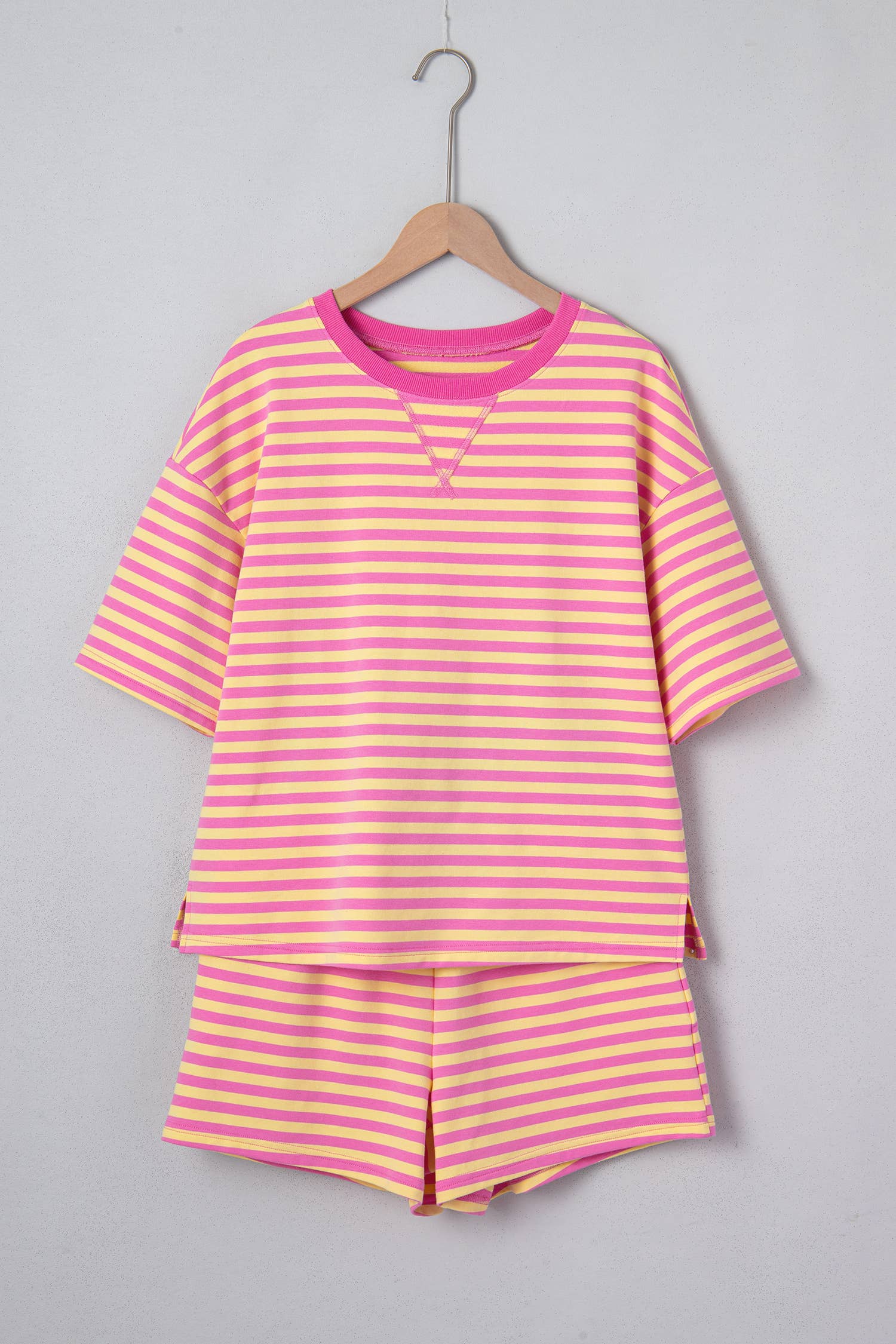 Sunshine & Sweetness Striped Shorts Set