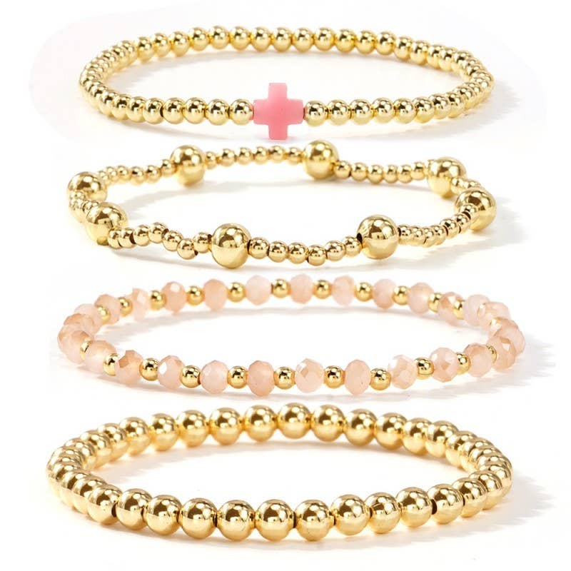 Little Blessings Cross Bracelet Stack