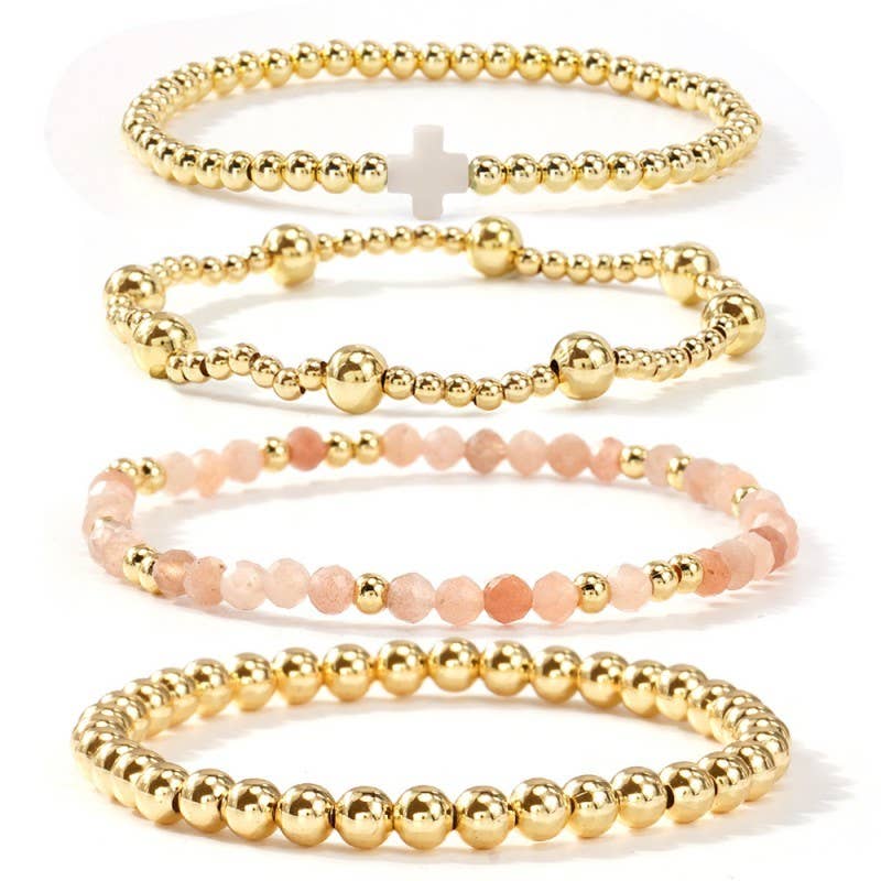 Little Blessings Cross Bracelet Stack