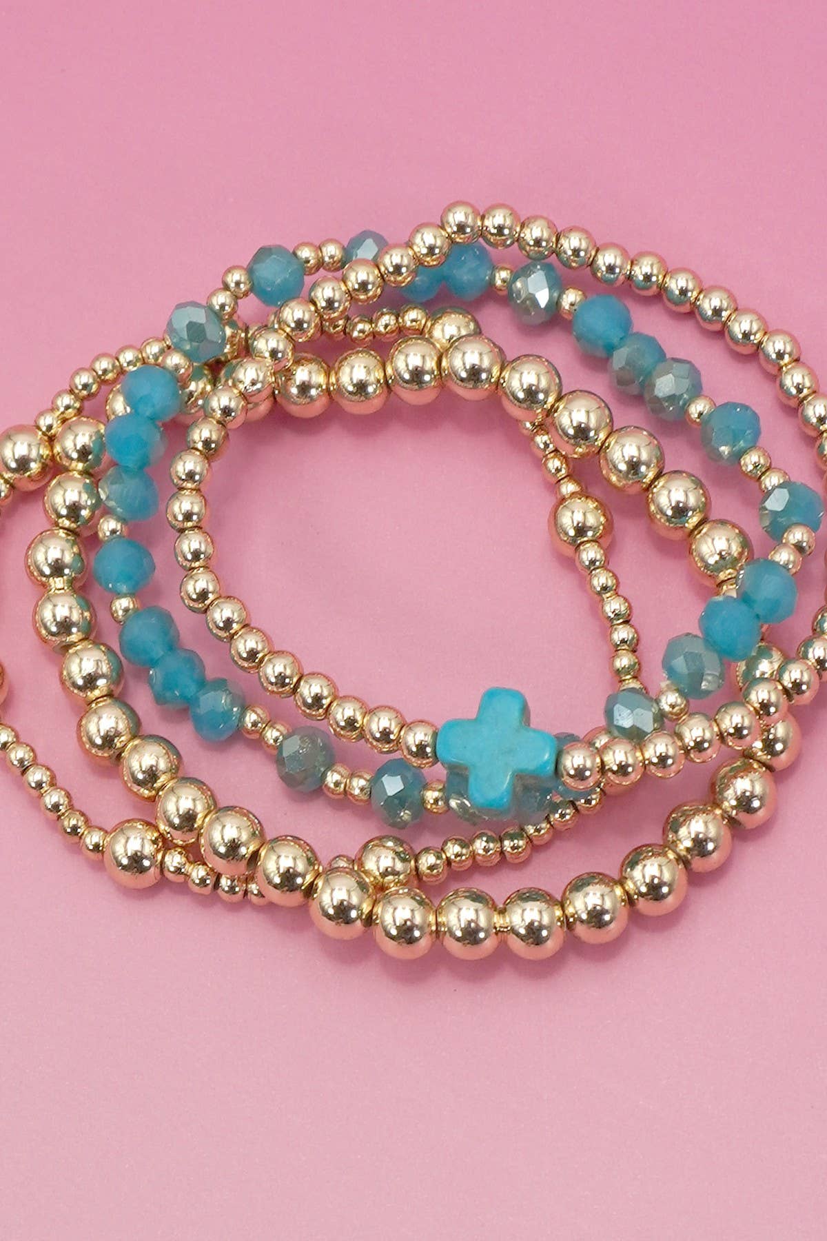 Little Blessings Cross Bracelet Stack