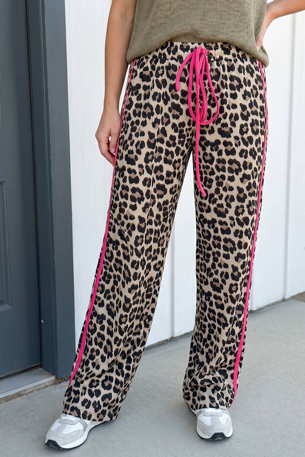 Wild Side Leopard Stripe Pants